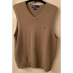 Polo Tan/Light Brown Golf Vest